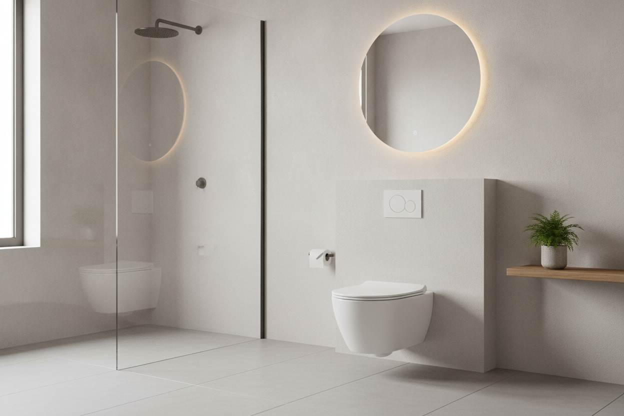 Hvorfor vælge et væghængt toilet uden skyllekant?