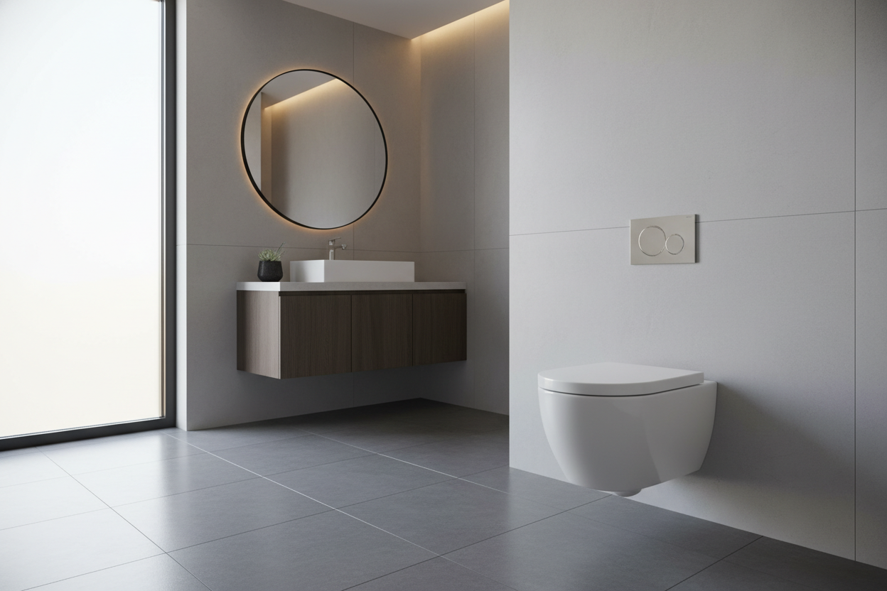 Væghængt Toilet: En Moderne og Praktisk Løsning til Dit Badeværelse